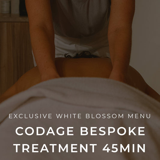 CODAGE Paris 45´ CODAGE Bespoke Treatment 45´ CODAGE Bespoke Treatment | EXCLUSIVE WHITE BLOSSOM MENU