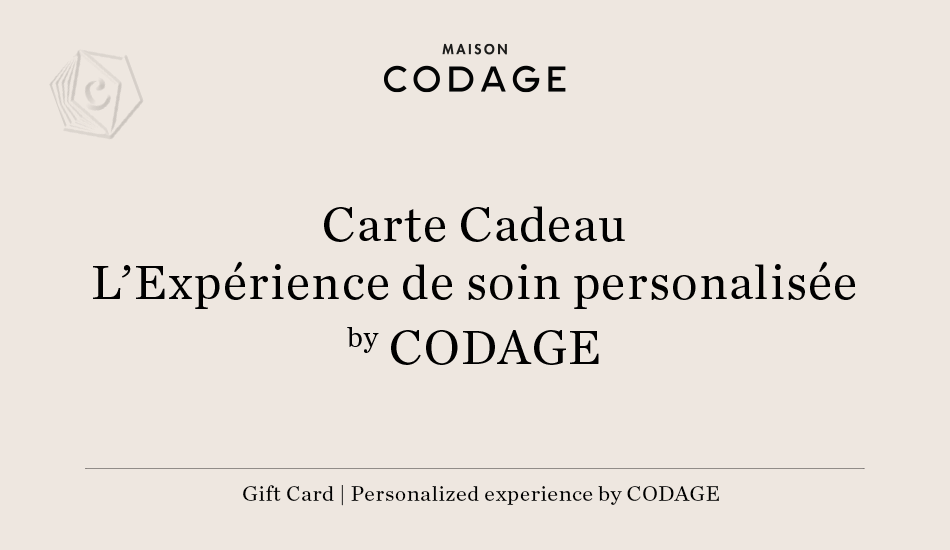 CODAGE Paris E-Gift Card | Personalize Treatment